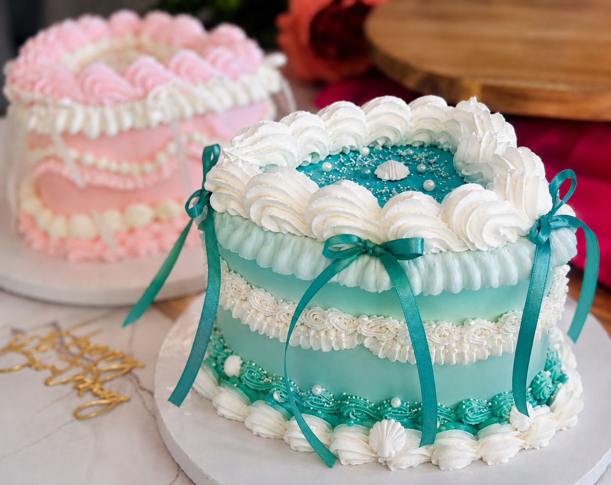 Vintage Heart "Princess" Cake- Victorian custom cake