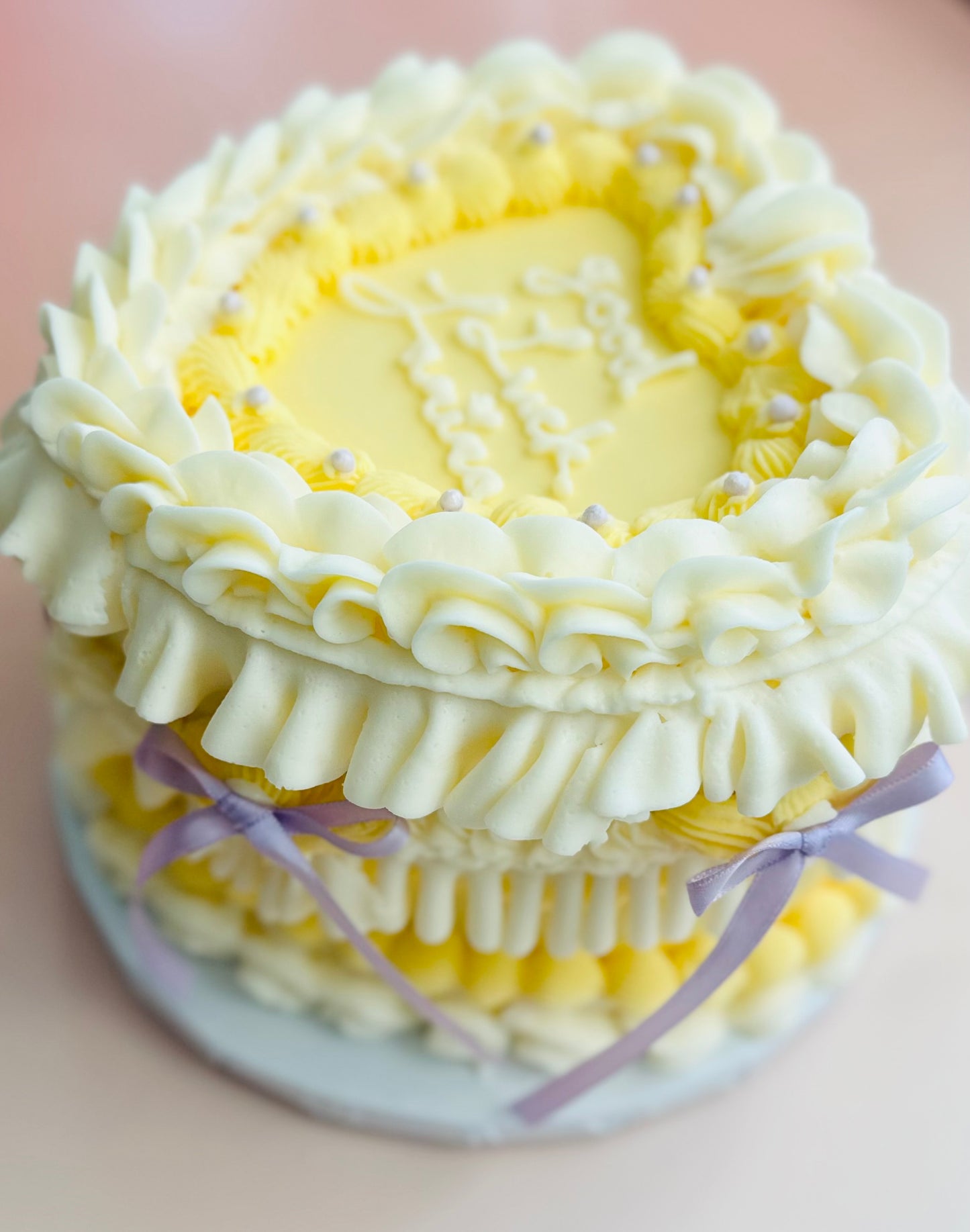 Vintage Heart "Bella" Cake