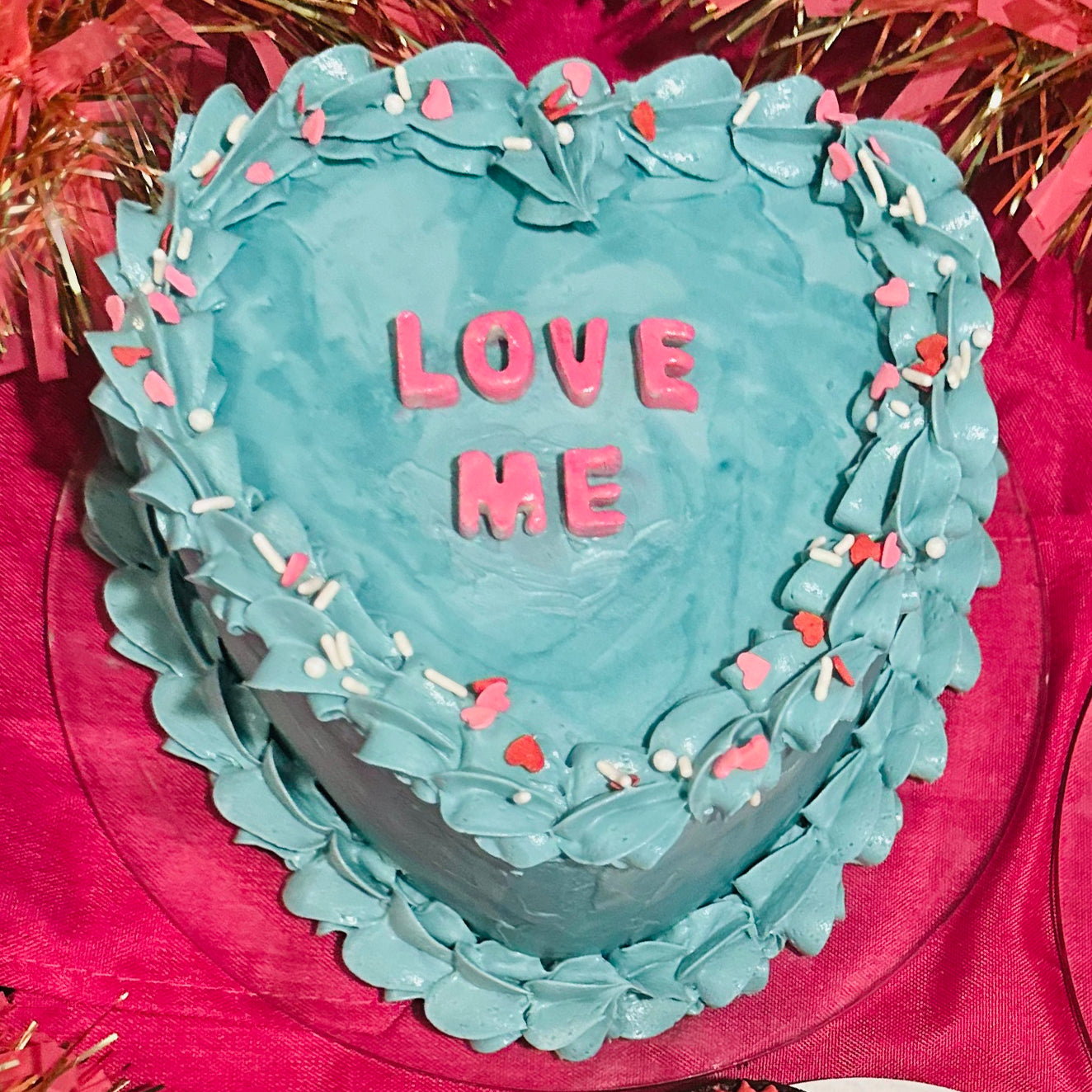 Love Me Mini Heart Cake