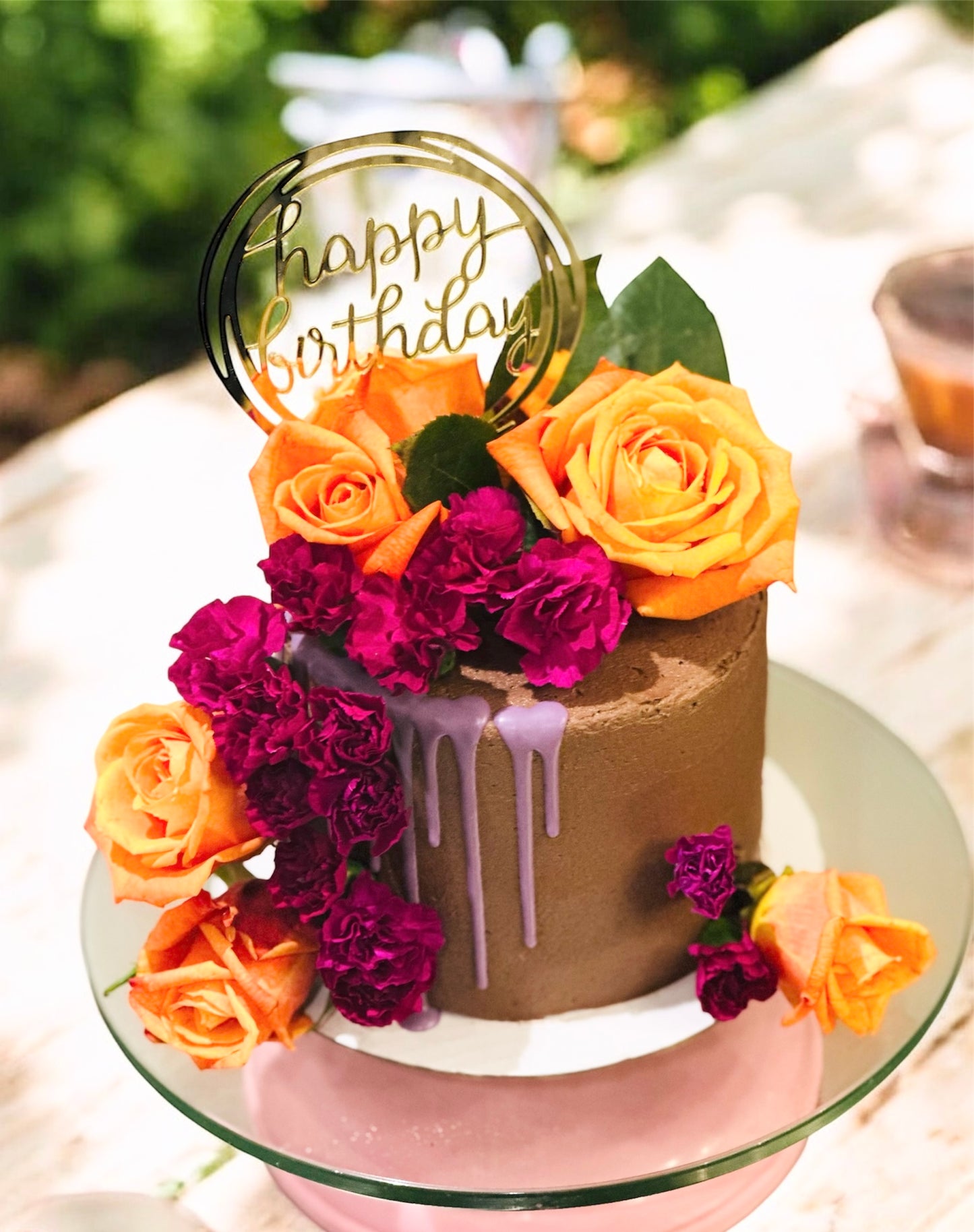 Garden Flora Buttercream Cake