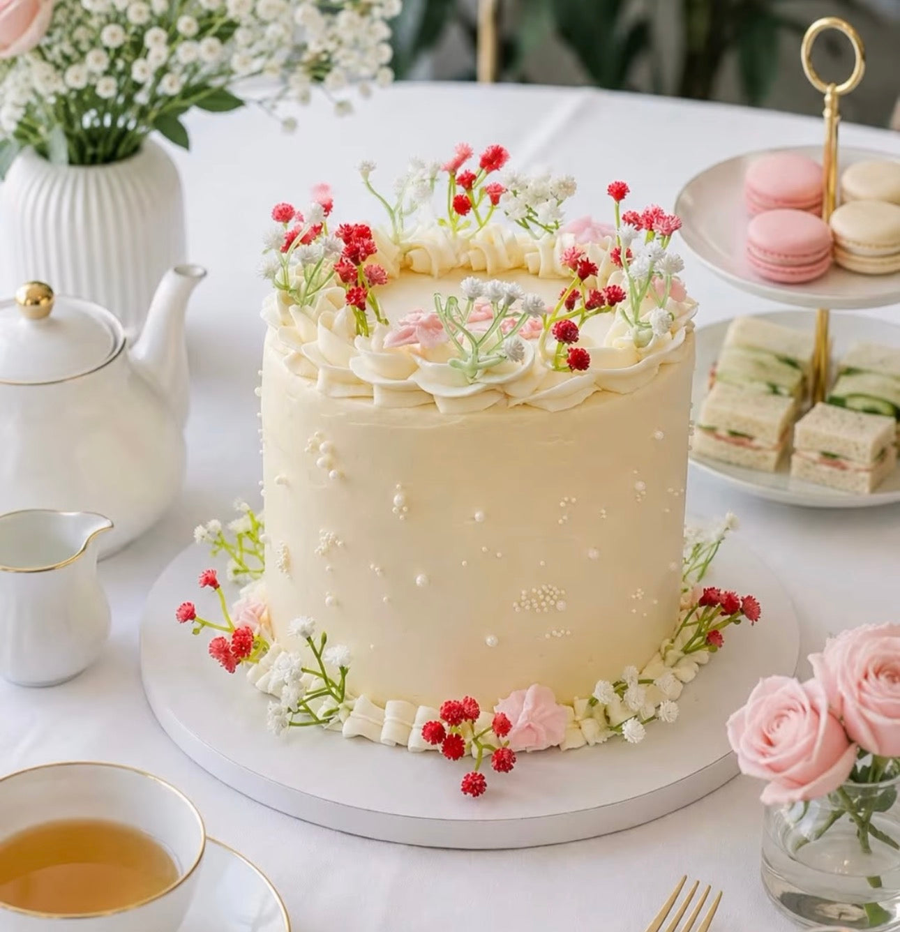 Classic Vanilla  Buttercream Cake
